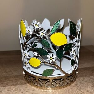 Bath & Body Works Lemon Candle Holder Sleeve